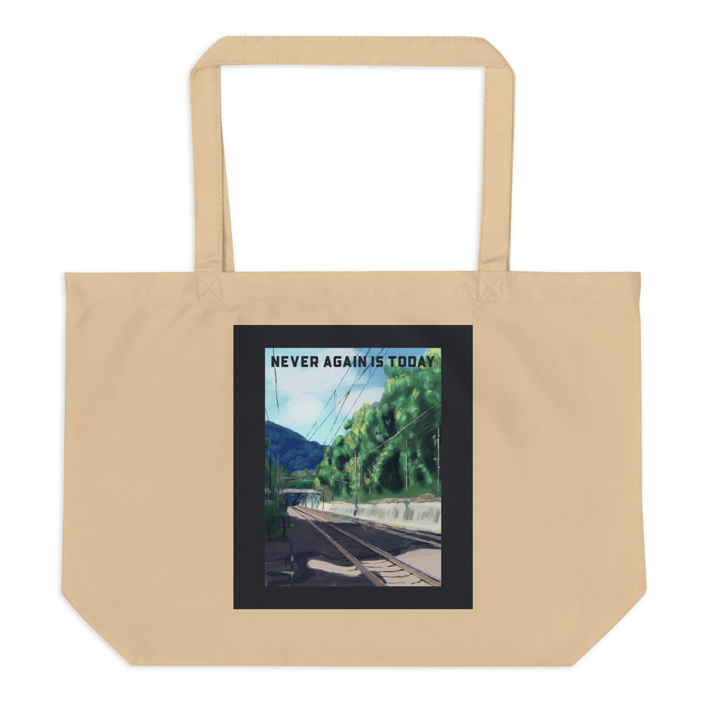 Nature & Sightseeing | Antisemitism | Large Organic Tote Bag Jouparty