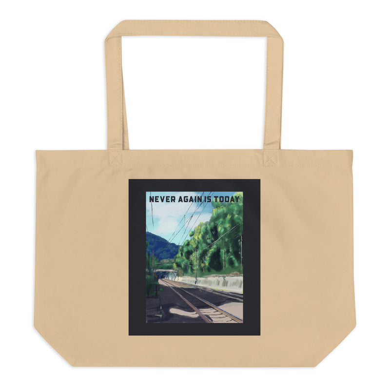Nature & Sightseeing | Antisemitism | Large Organic Tote Bag