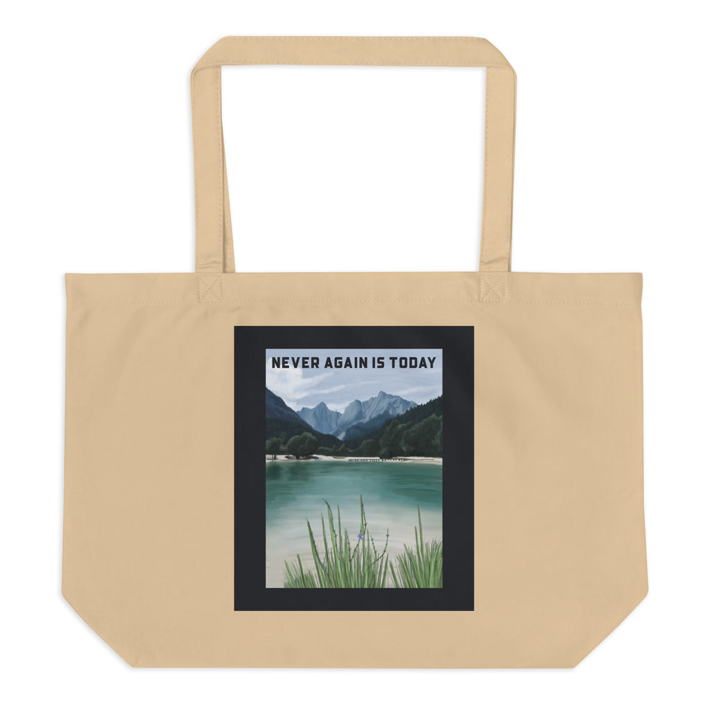 Nature & Sightseeing | Antisemitism | Large Organic Tote Bag Jouparty