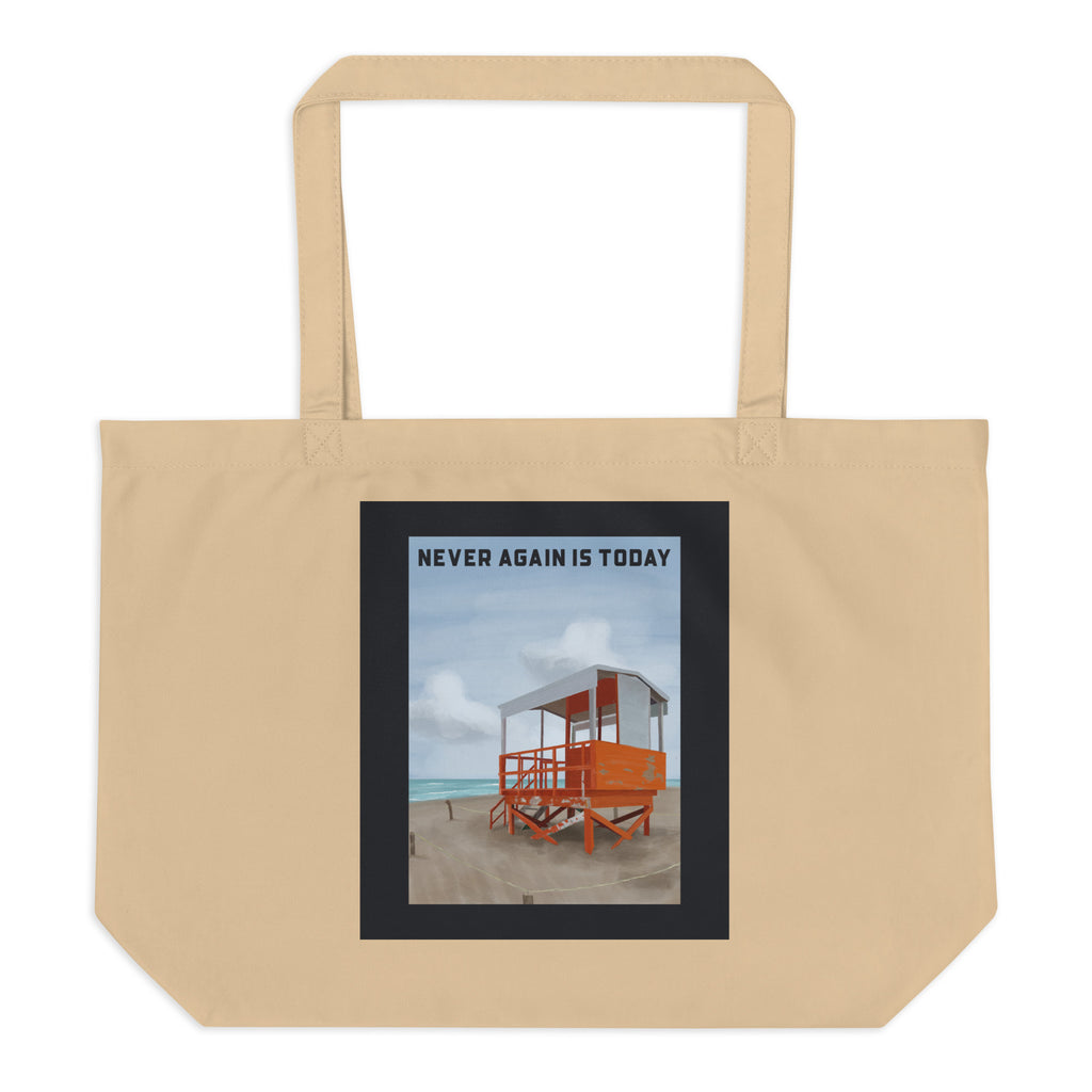 Nature & Sightseeing | Antisemitism | Large Organic Tote Bag Jouparty