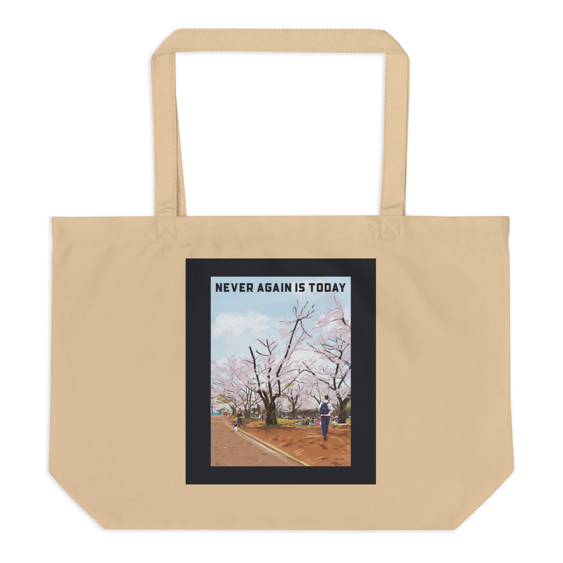 Nature & Sightseeing | Antisemitism | Large Organic Tote Bag Jouparty