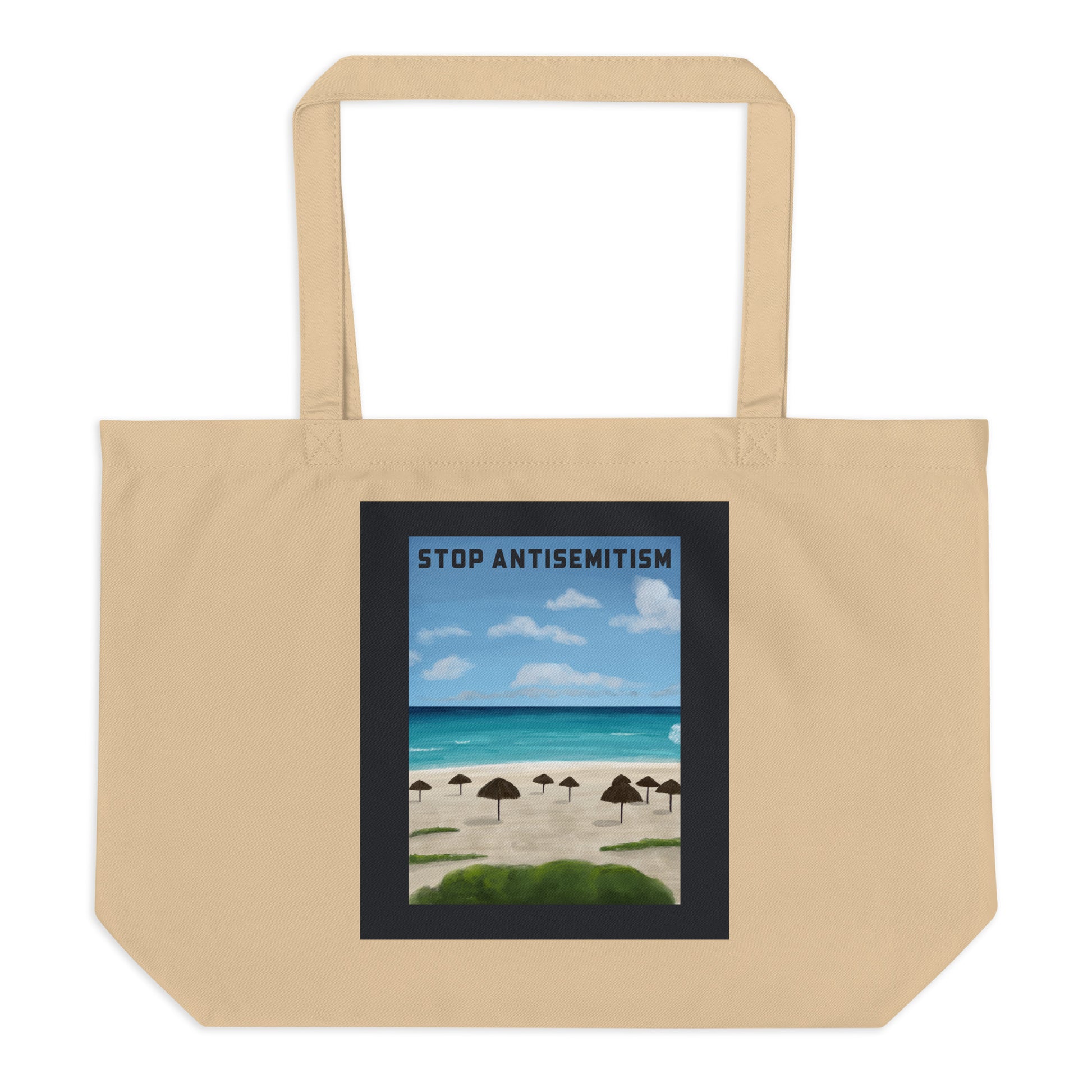 Nature & Sightseeing | Antisemitism | Large Organic Tote Bag
