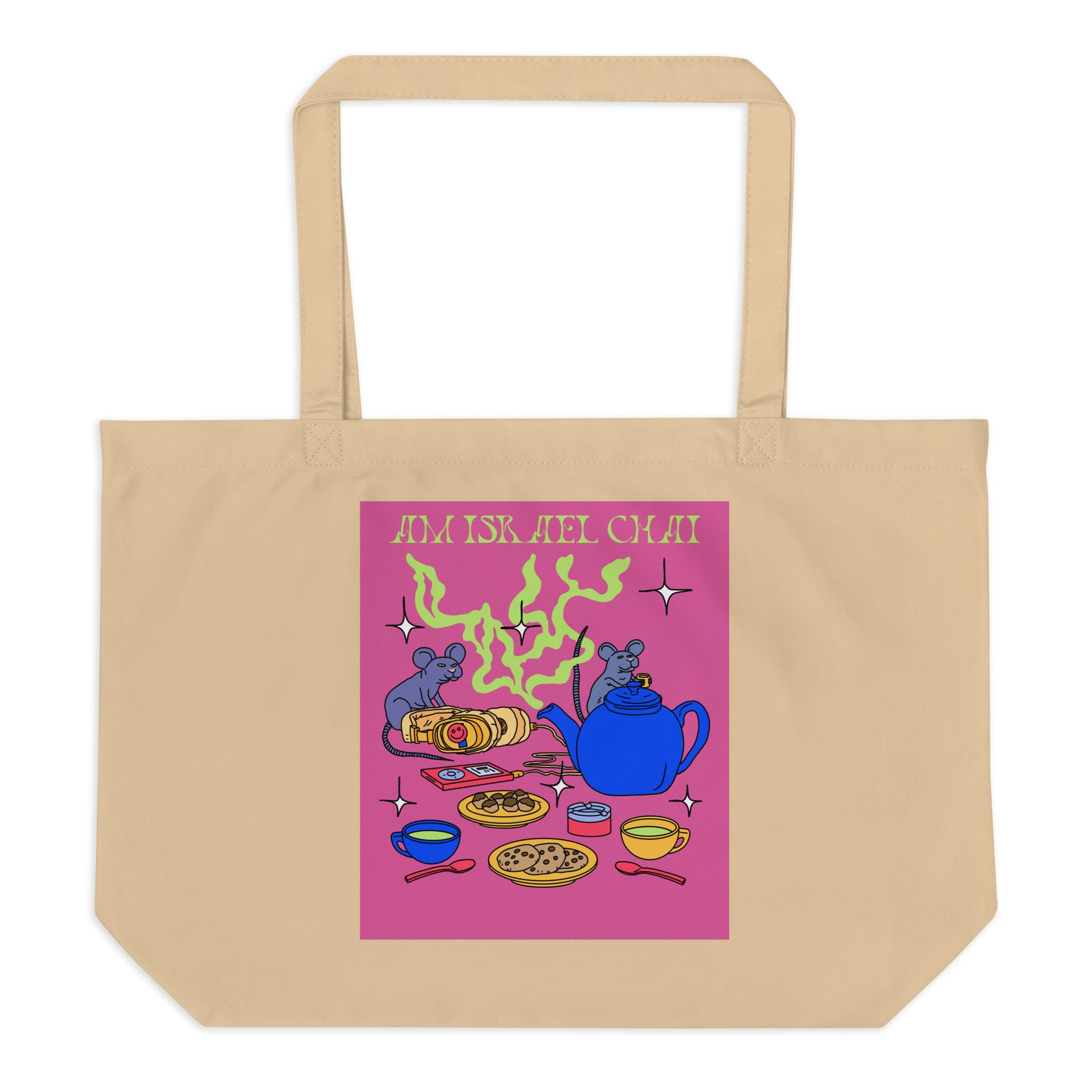 AM To PM | Large Organic Tote Bag Jouparty