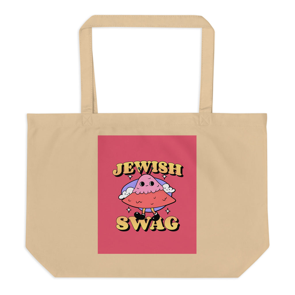 All In For Jews | Large Organic Tote Bag Jouparty