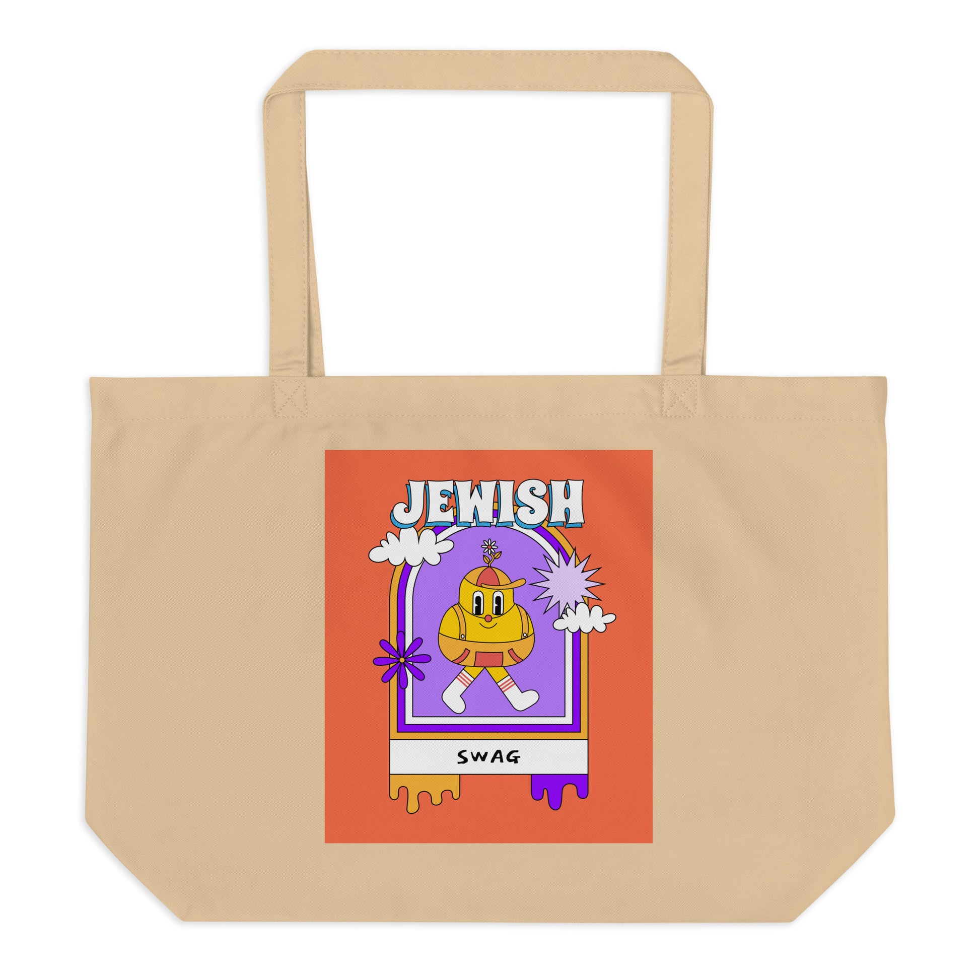 All In For Jews | Large Organic Tote Bag Jouparty