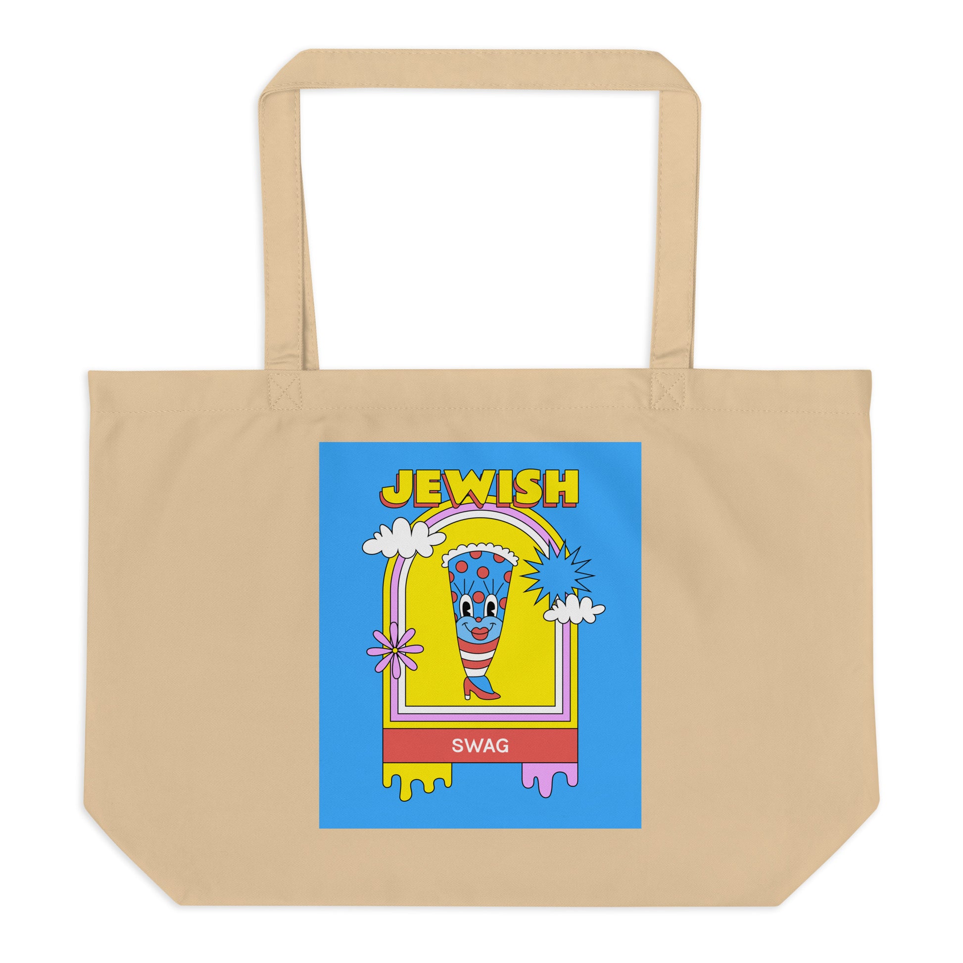All In For Jews | Large Organic Tote Bag Jouparty
