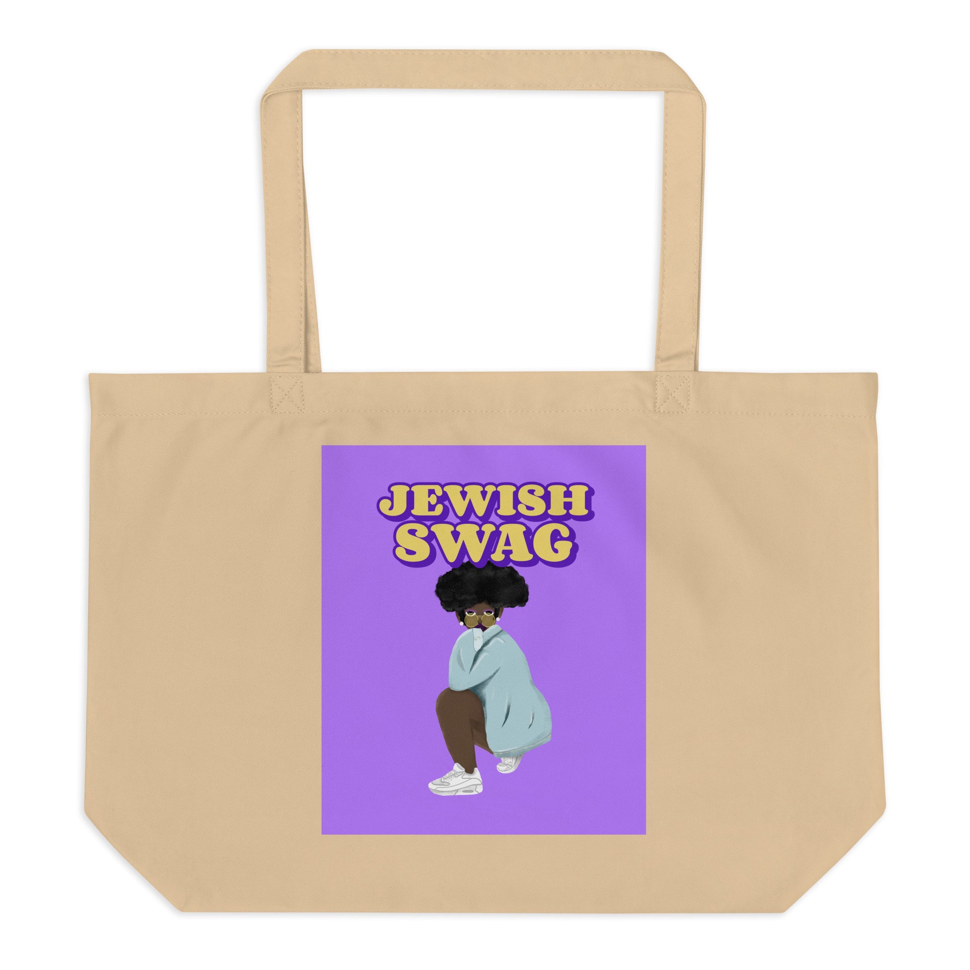All In For Jews | Large Organic Tote Bag Jouparty