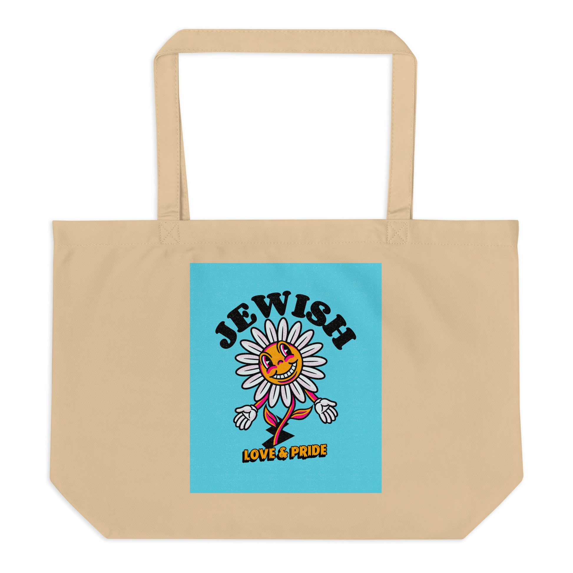 All In For Jews | Large Organic Tote Bag Jouparty