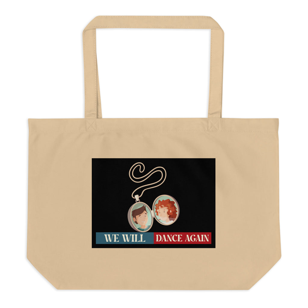We Will Dance Again | Retro Edition | Large Organic Tote Bag Jouparty