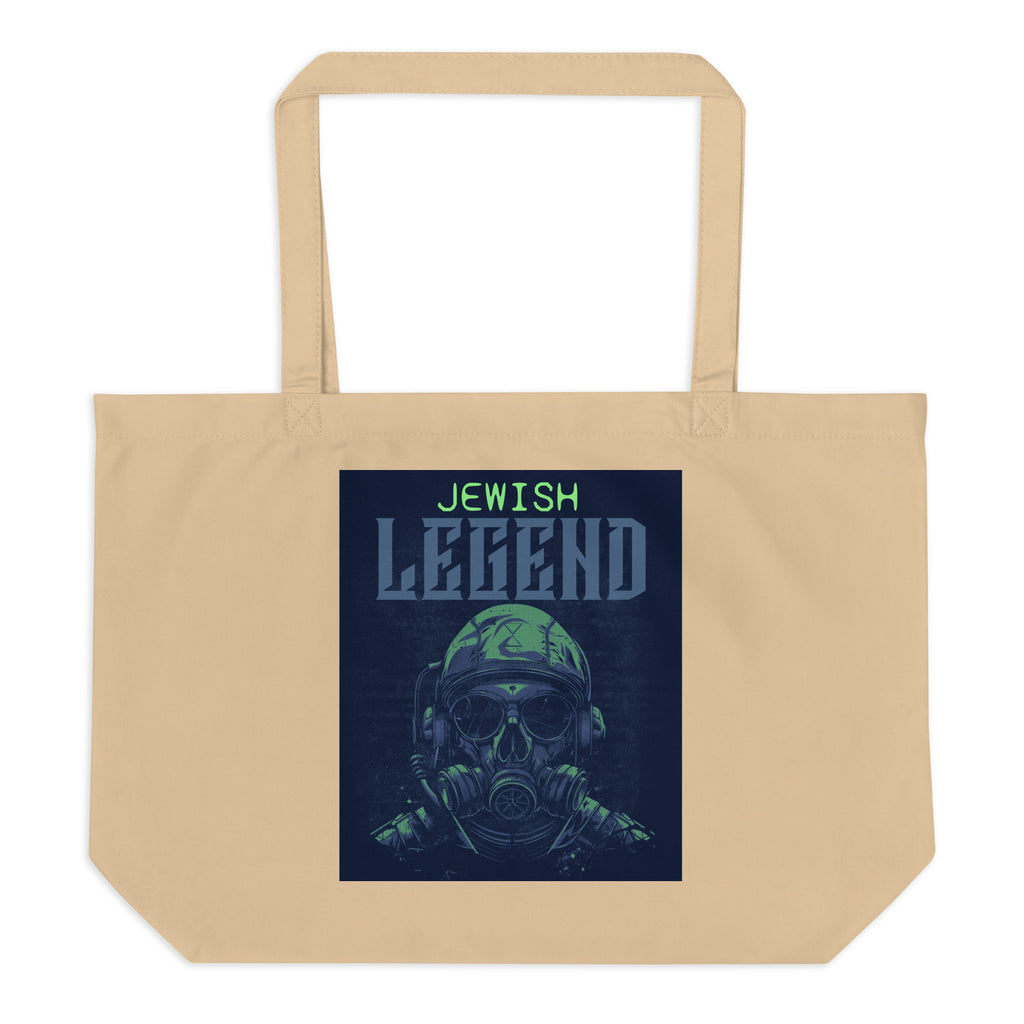 Jewish Legend | Large Organic Tote Bag