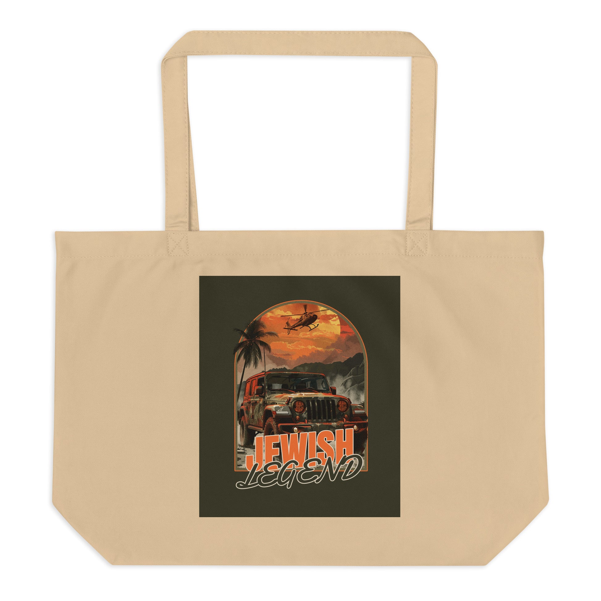 Jewish Legend | Large Organic Tote Bag