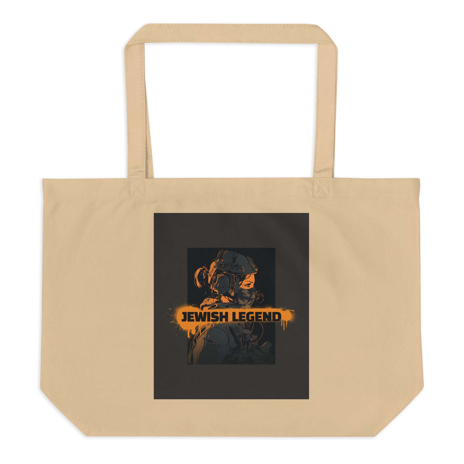Jewish Legend | Large Organic Tote Bag