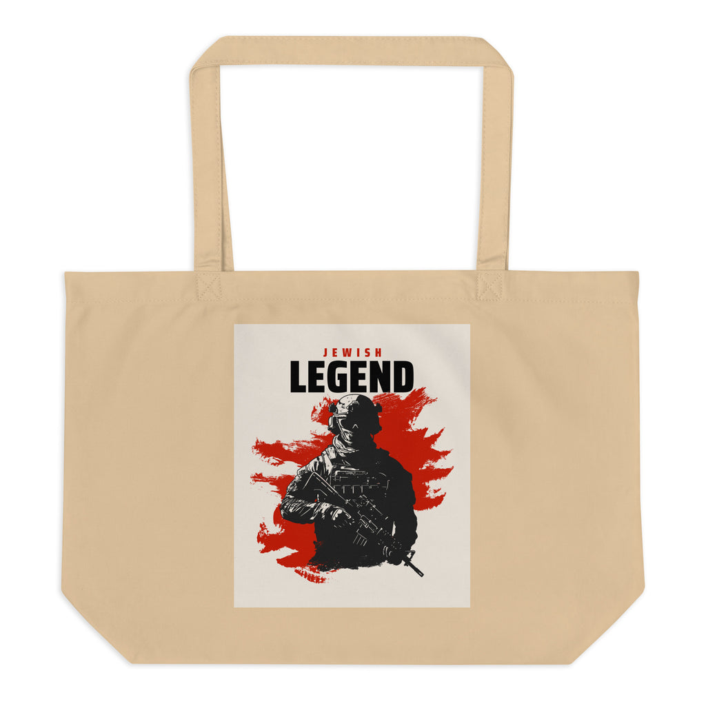 Jewish Legend | Large Organic Tote Bag