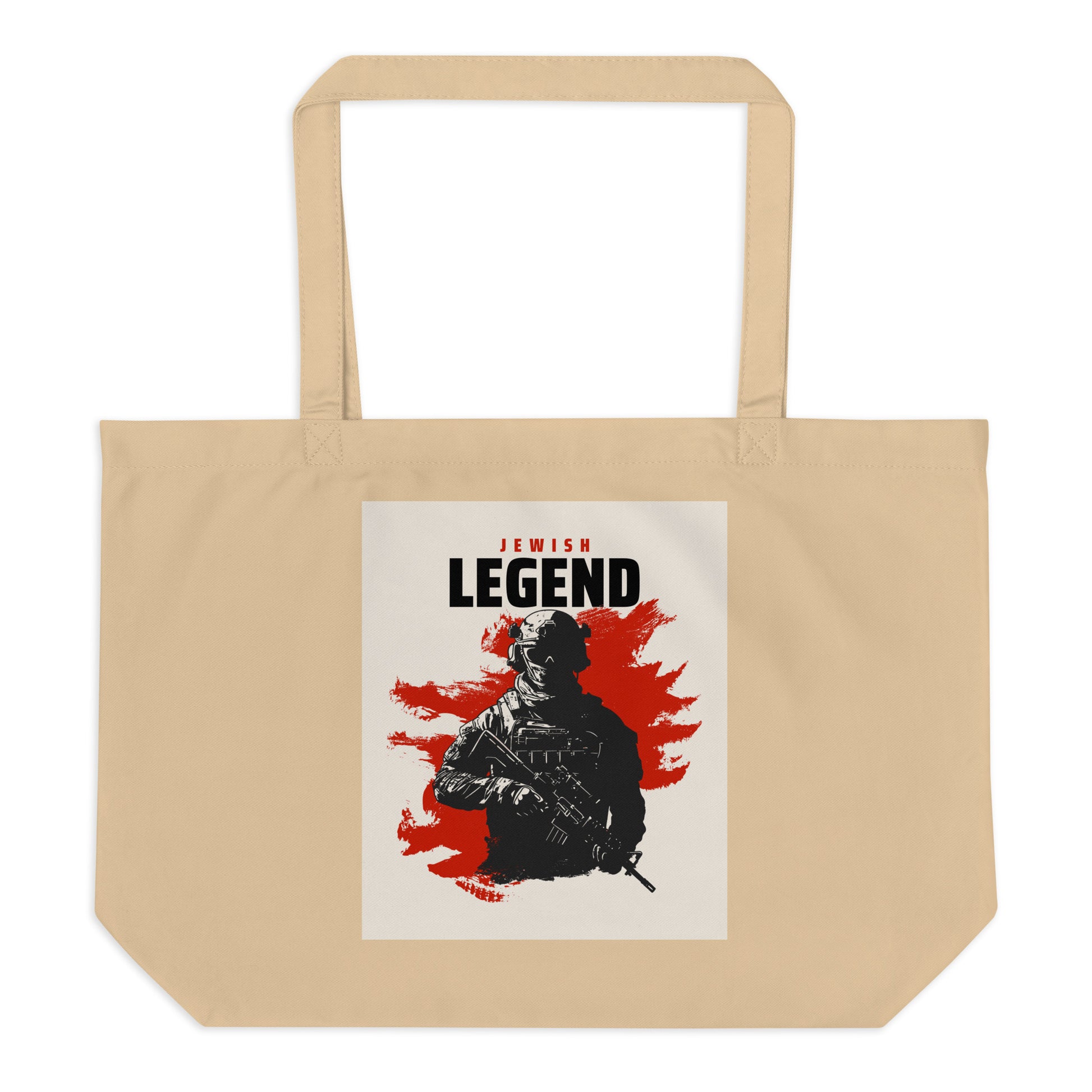 Jewish Legend | Large Organic Tote Bag