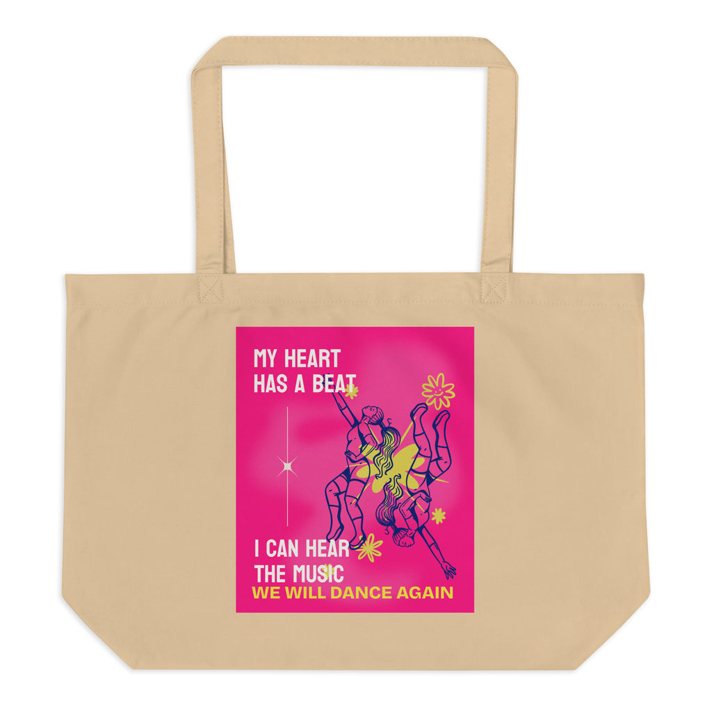 We will Dance Again Party | Large Organic Tote Bag