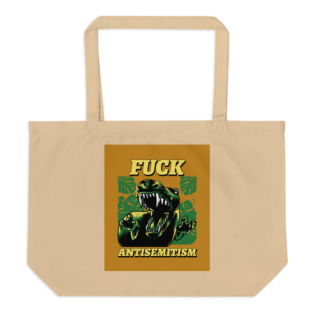 Battle Antisemitism | Large Organic Tote Bag