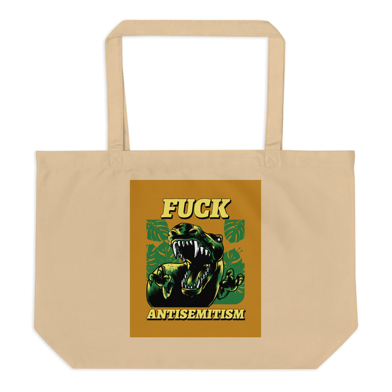 Battle Antisemitism | Large Organic Tote Bag