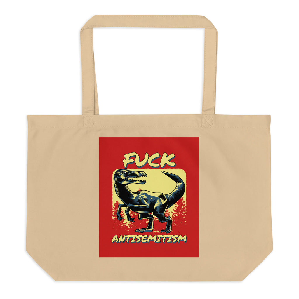 Battle Antisemitism | Large Organic Tote Bag