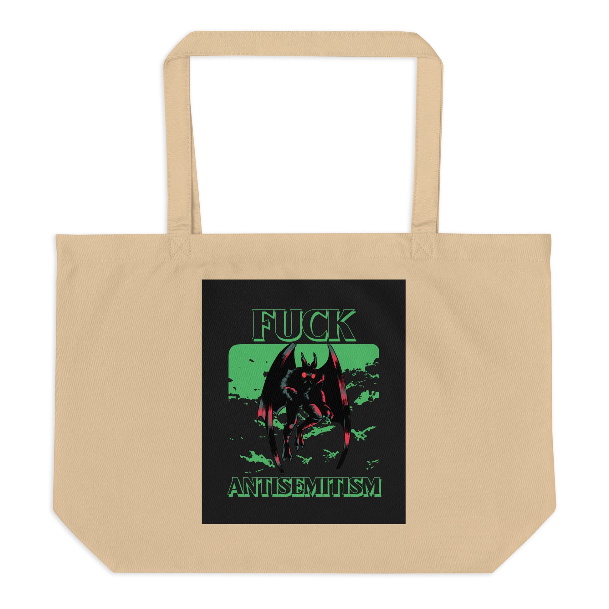 Battle Antisemitism | Large Organic Tote Bag