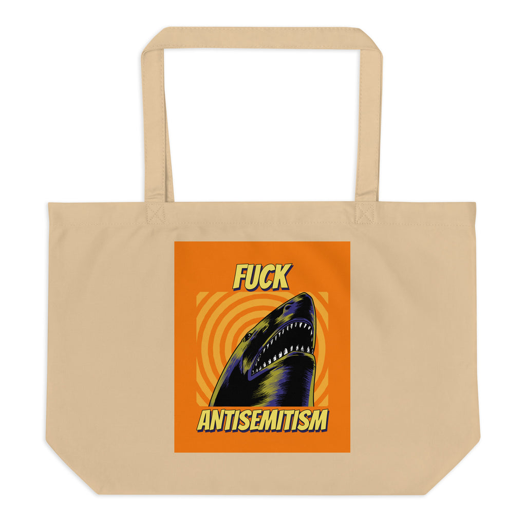 Battle Antisemitism | Large Organic Tote Bag