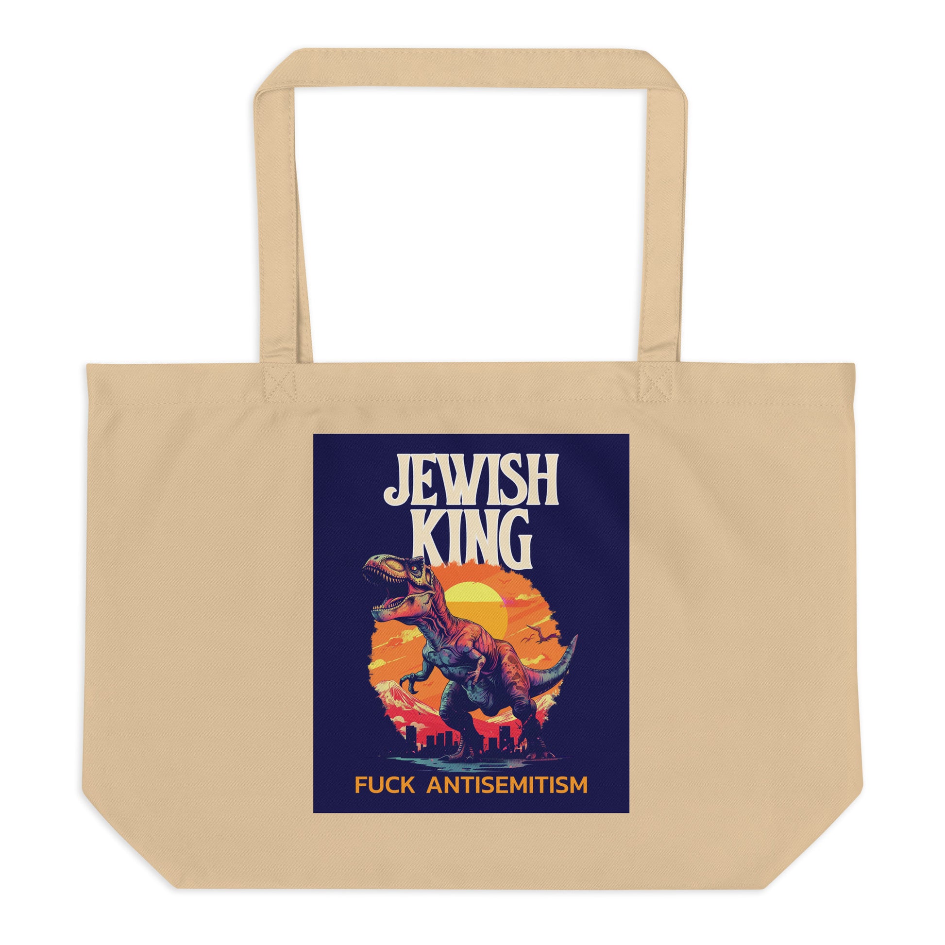 Battle Antisemitism | Large Organic Tote Bag