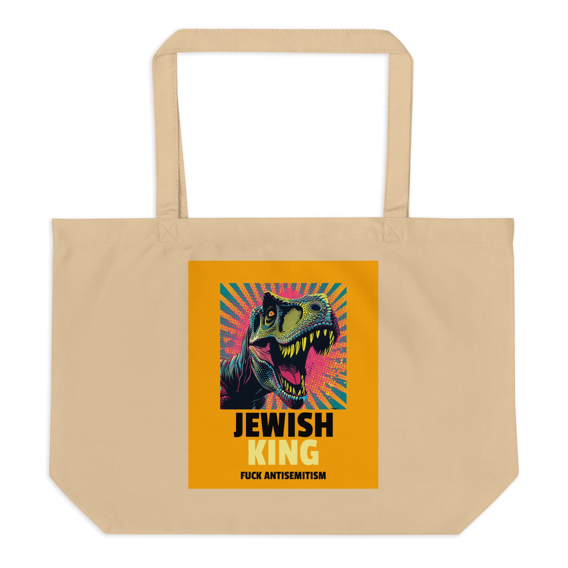 Battle Antisemitism | Large Organic Tote Bag
