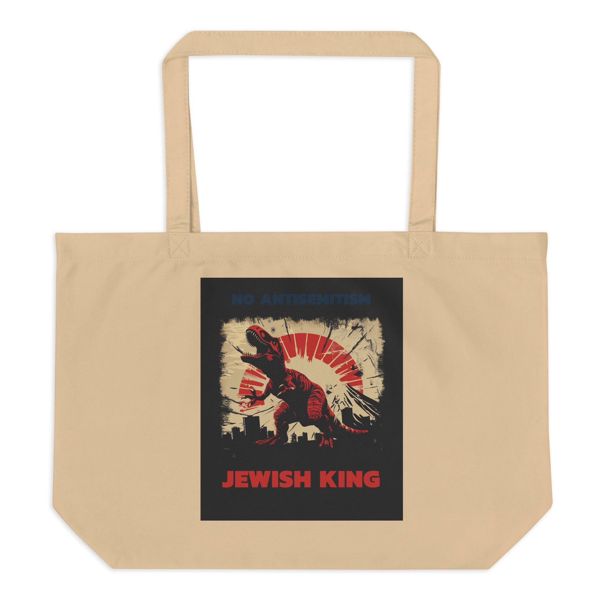 Battle Antisemitism | Large Organic Tote Bag