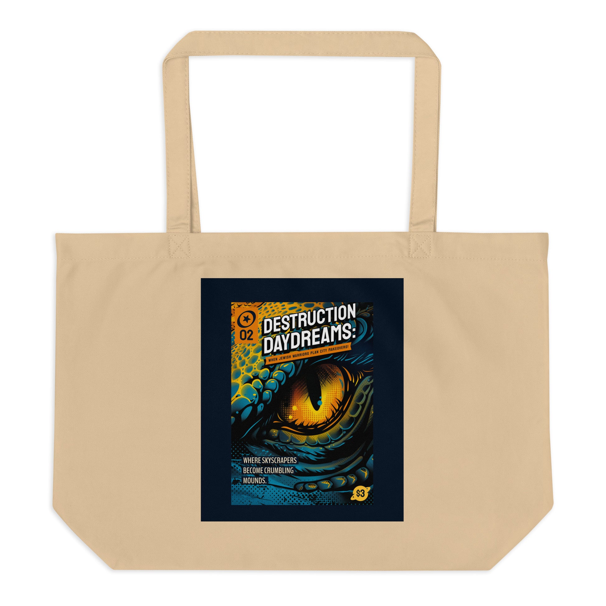 Battle Antisemitism | Large Organic Tote Bag