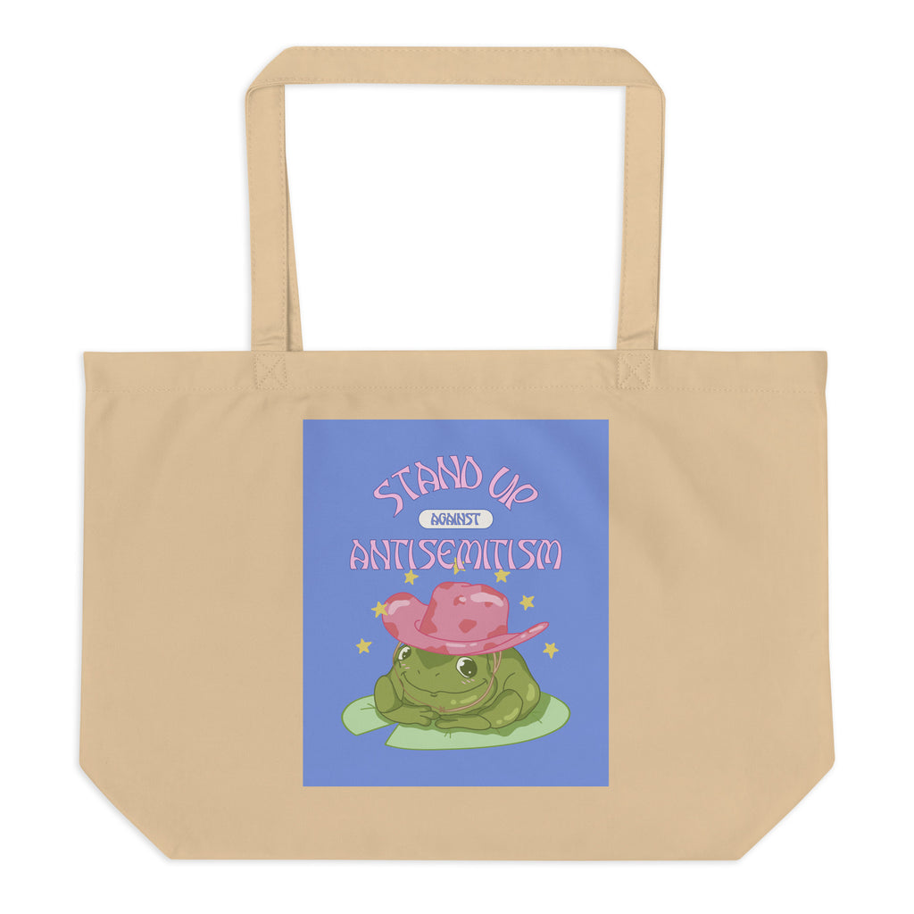 Cute Friend | Antisemitism | Large Organic Tote Bag