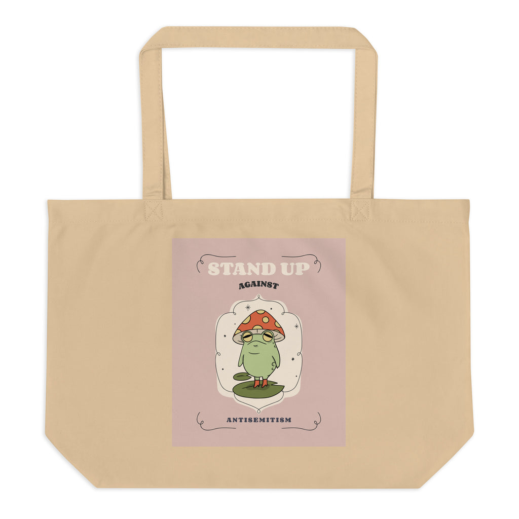 Cute Friend | Antisemitism | Large Organic Tote Bag