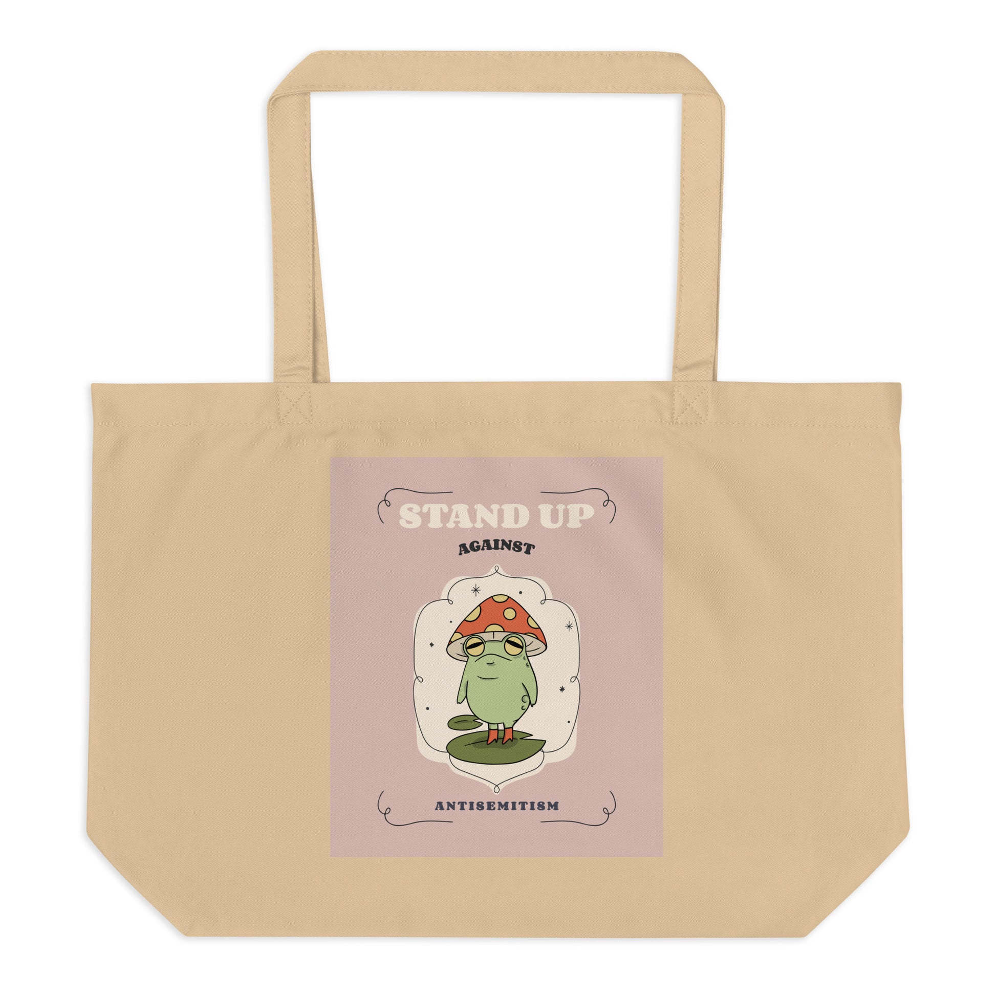 Cute Friend | Antisemitism | Large Organic Tote Bag