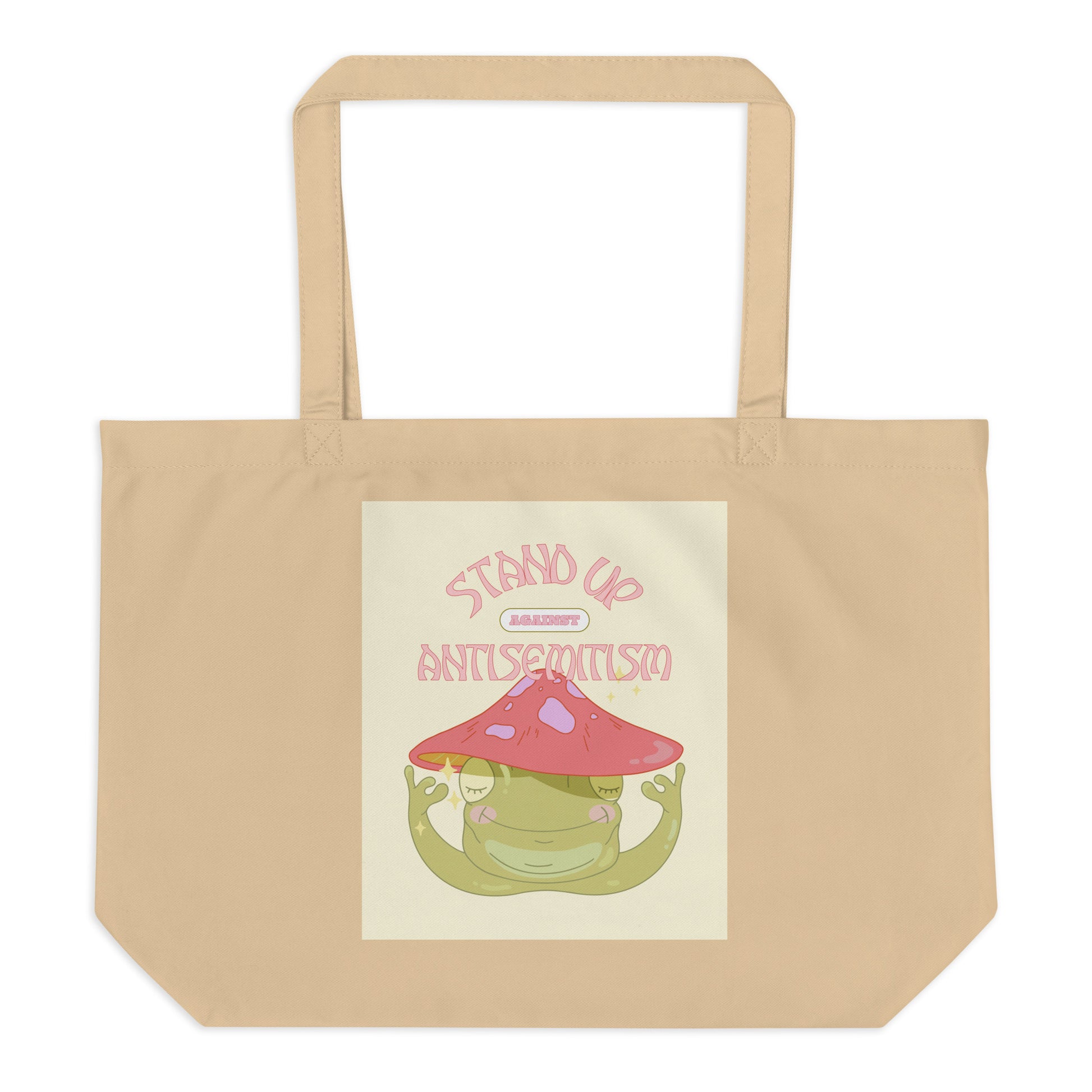 Cute Friend | Antisemitism | Large Organic Tote Bag