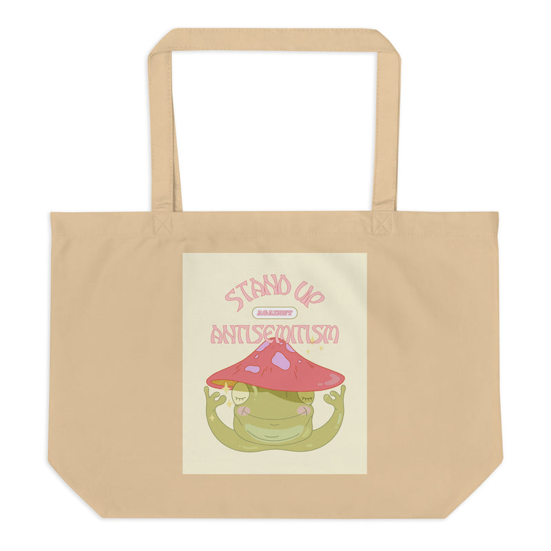 Cute Friend | Antisemitism | Large Organic Tote Bag