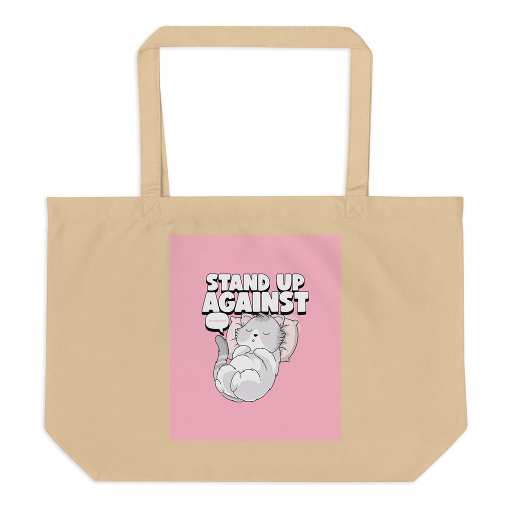 Cute Friend | Antisemitism | Large Organic Tote Bag
