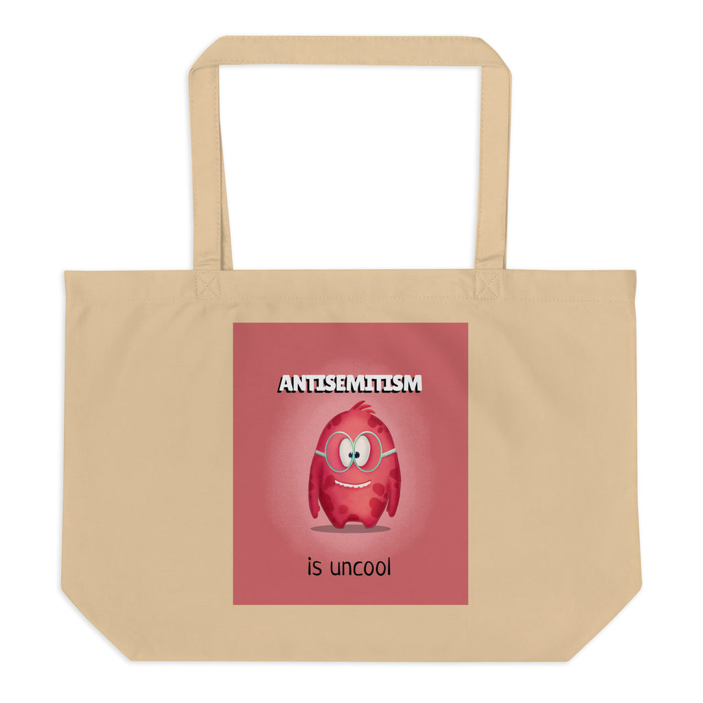 Cute Friend | Antisemitism | Large Organic Tote Bag