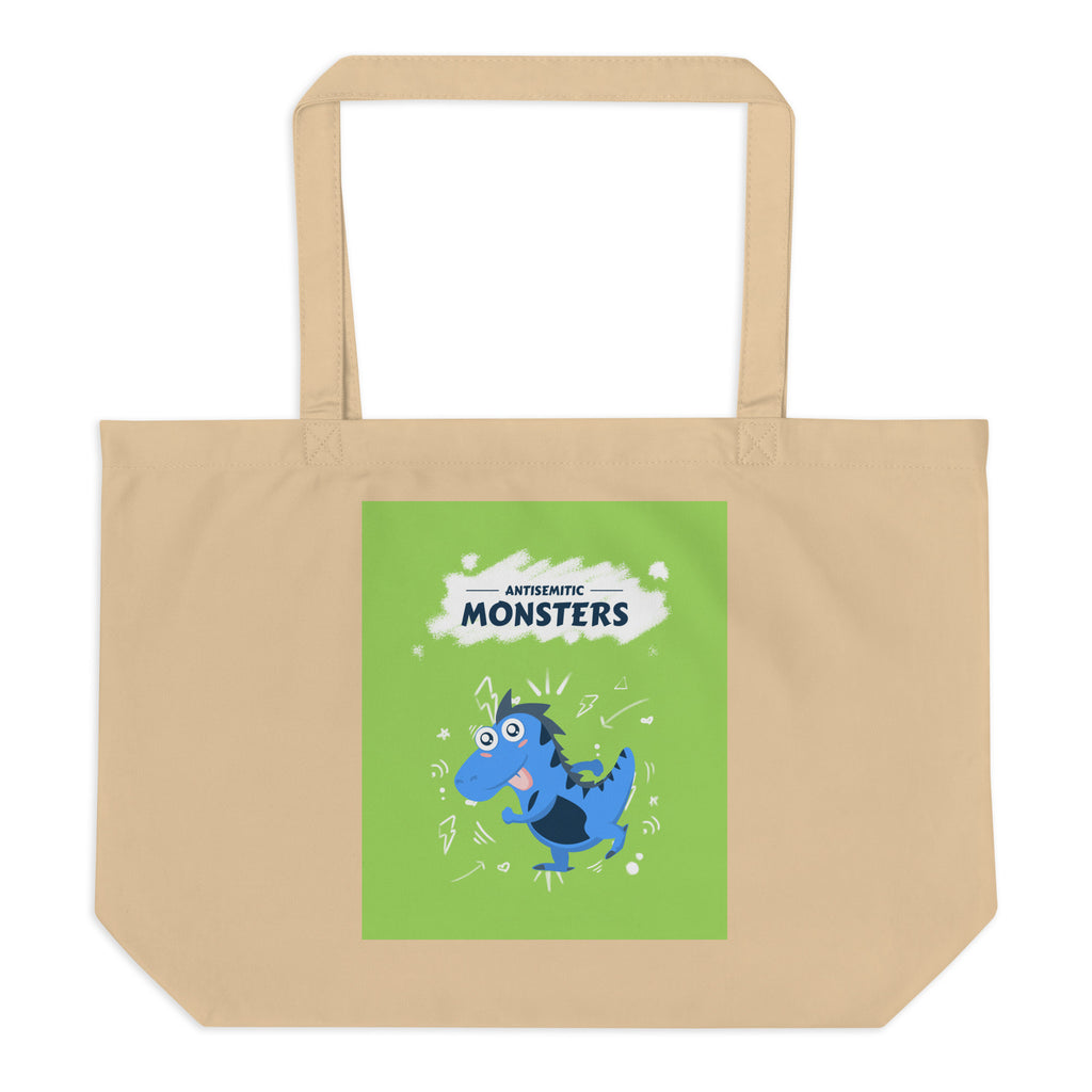 Cute Friend | Antisemitism | Large Organic Tote Bag