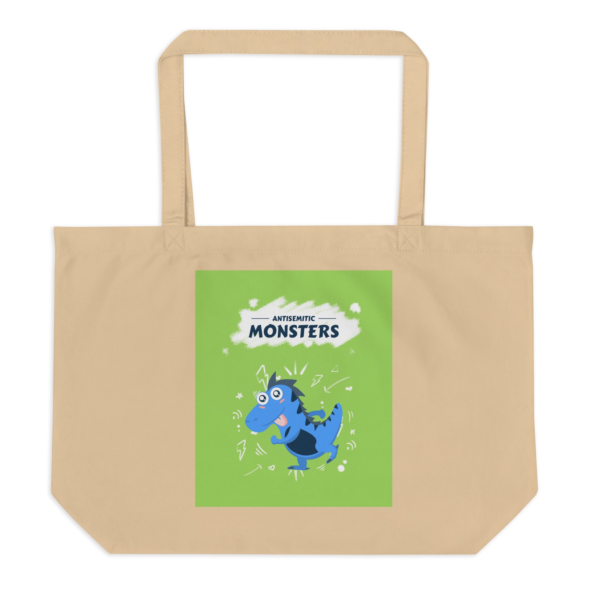 Cute Friend | Antisemitism | Large Organic Tote Bag