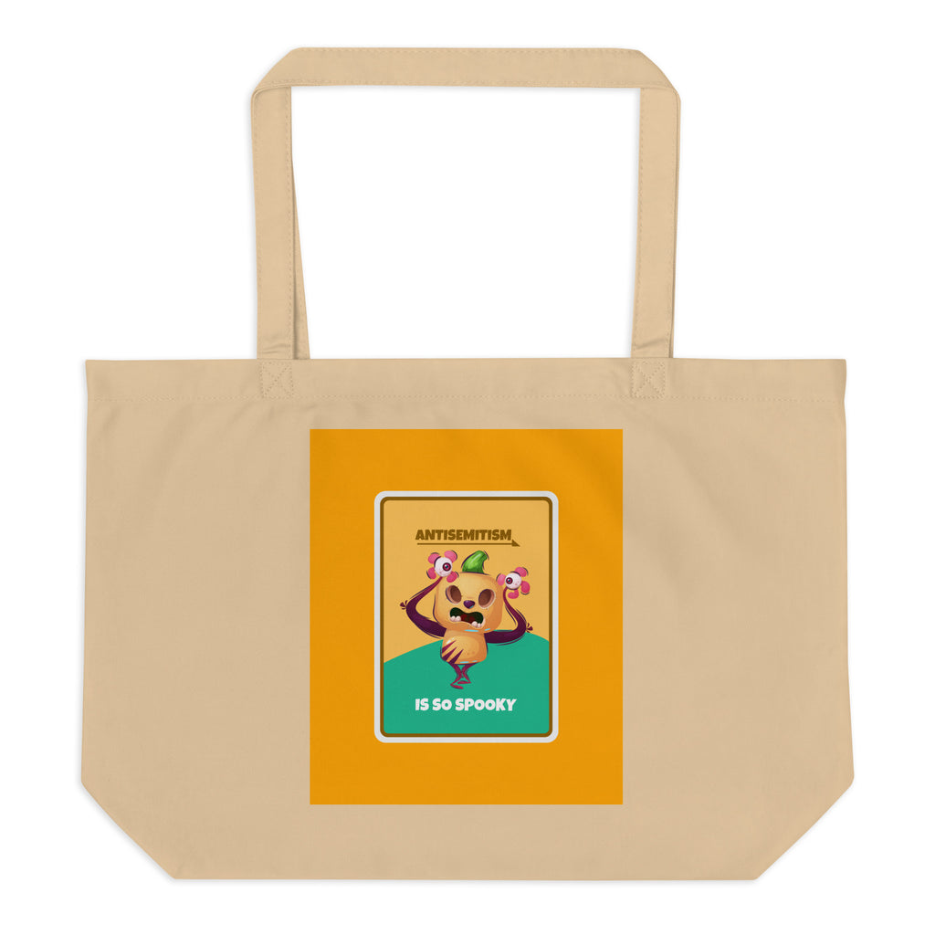Cute Friend | Antisemitism | Large Organic Tote Bag