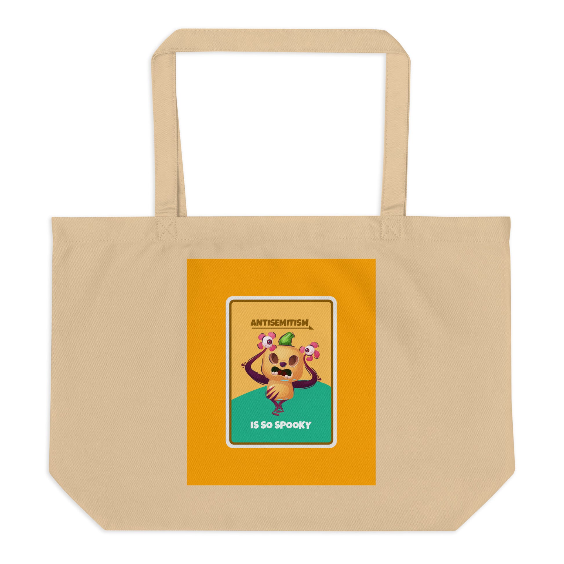Cute Friend | Antisemitism | Large Organic Tote Bag