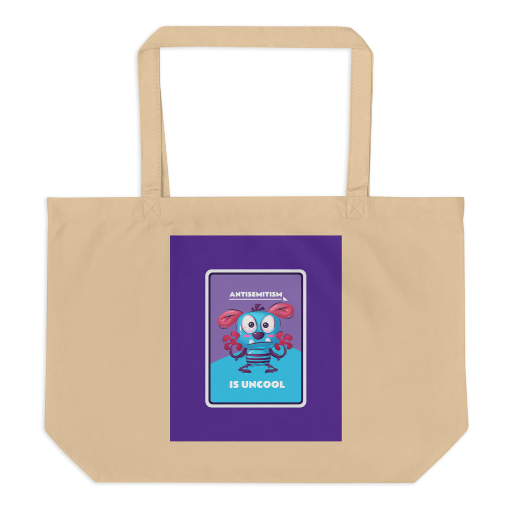Cute Friend | Antisemitism | Large Organic Tote Bag