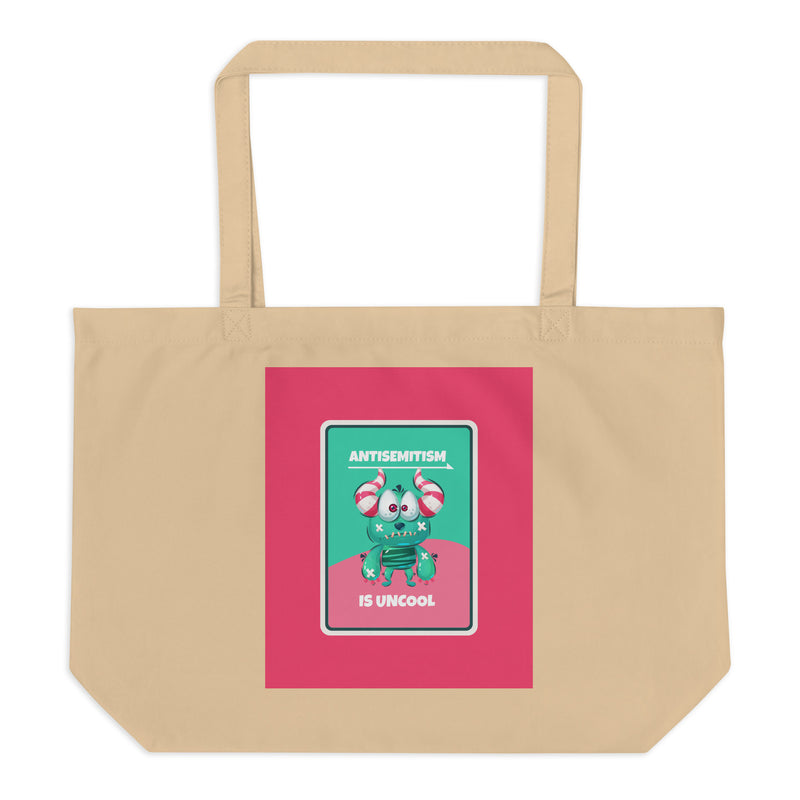 Cute Friend | Antisemitism | Large Organic Tote Bag