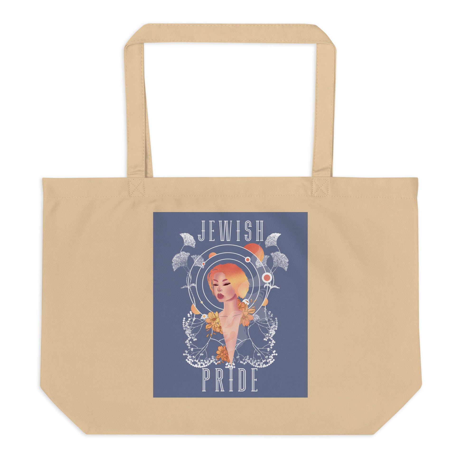 Jewish Beauty | Large Organic Tote Bag