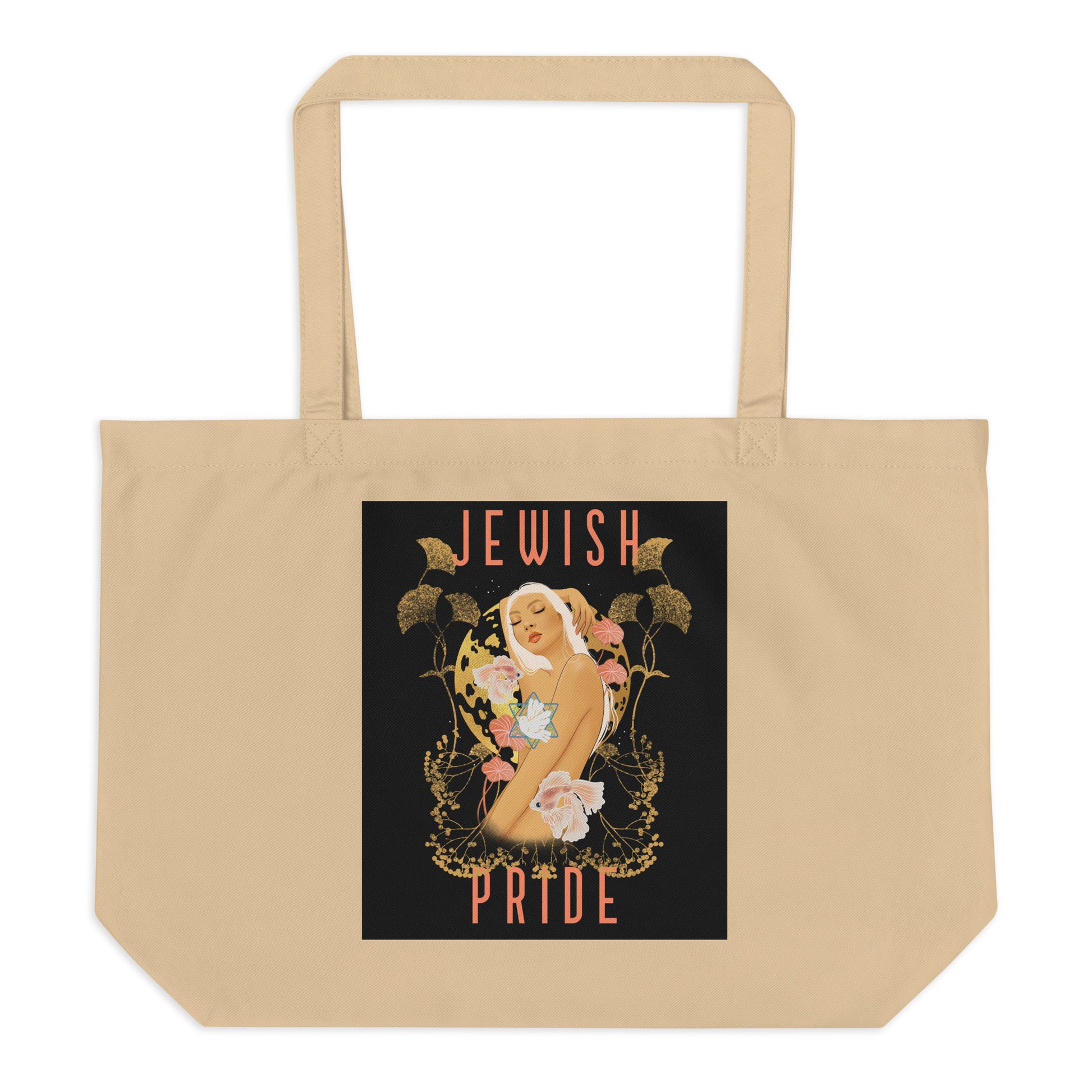 Jewish Beauty | Large Organic Tote Bag
