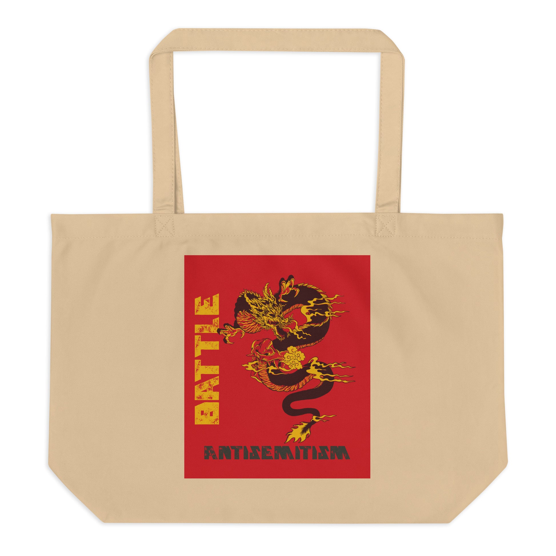 Dragon Adventure | Large Organic Tote Bag