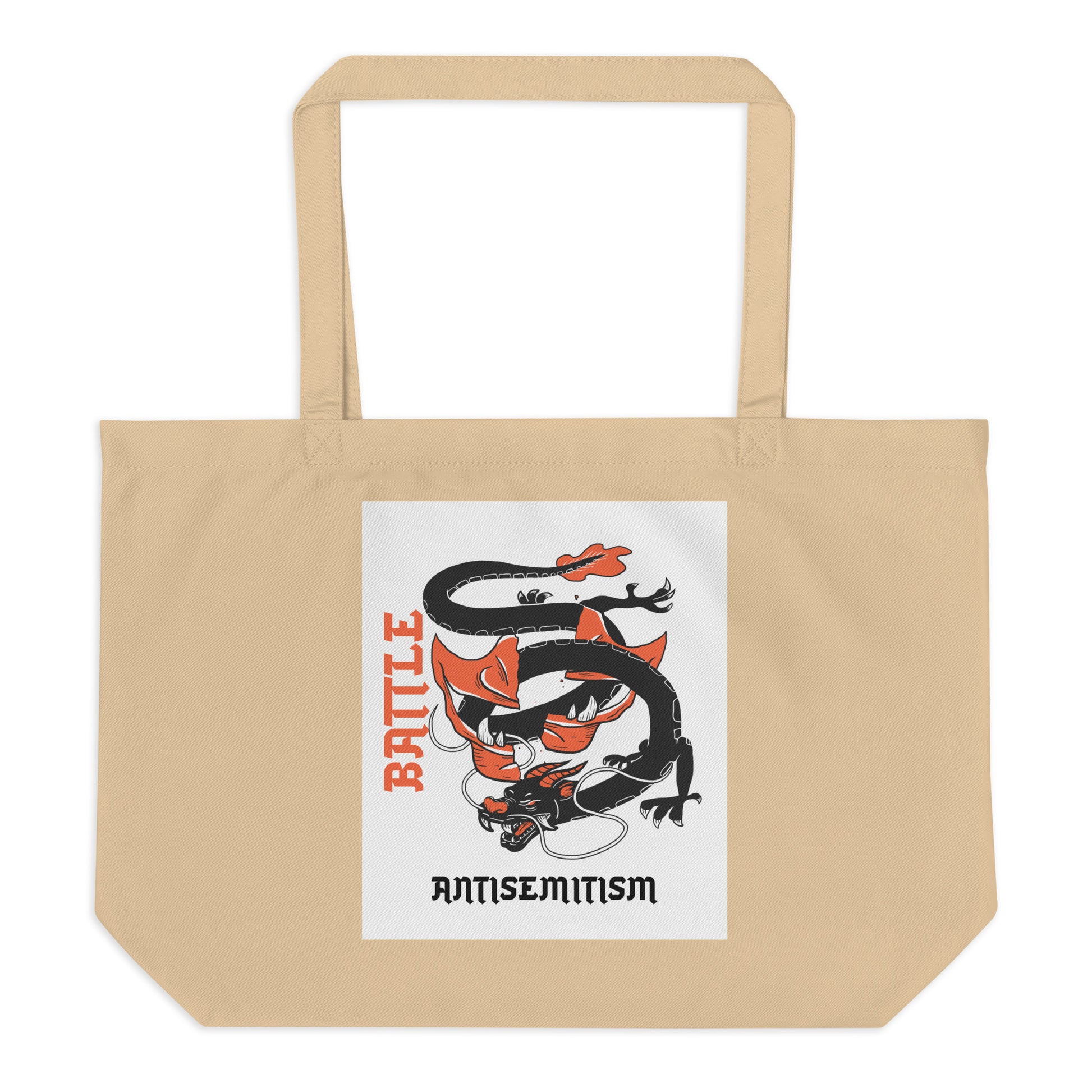 Dragon Adventure | Large Organic Tote Bag