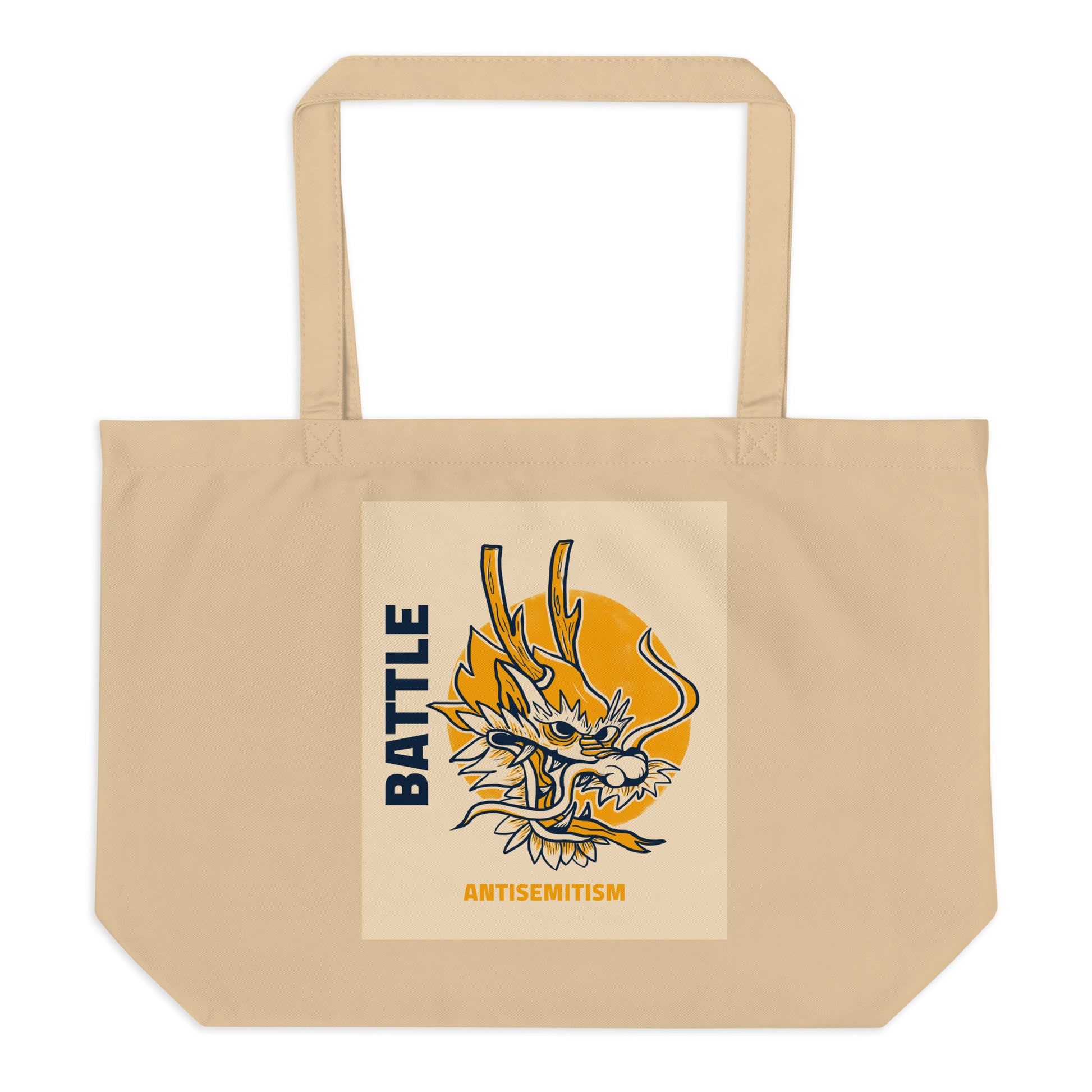 Dragon Adventure | Large Organic Tote Bag