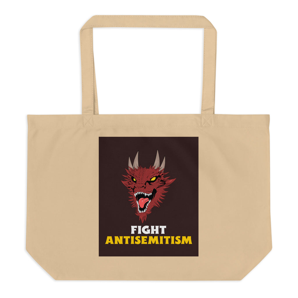 Dragon Adventure | Large Organic Tote Bag