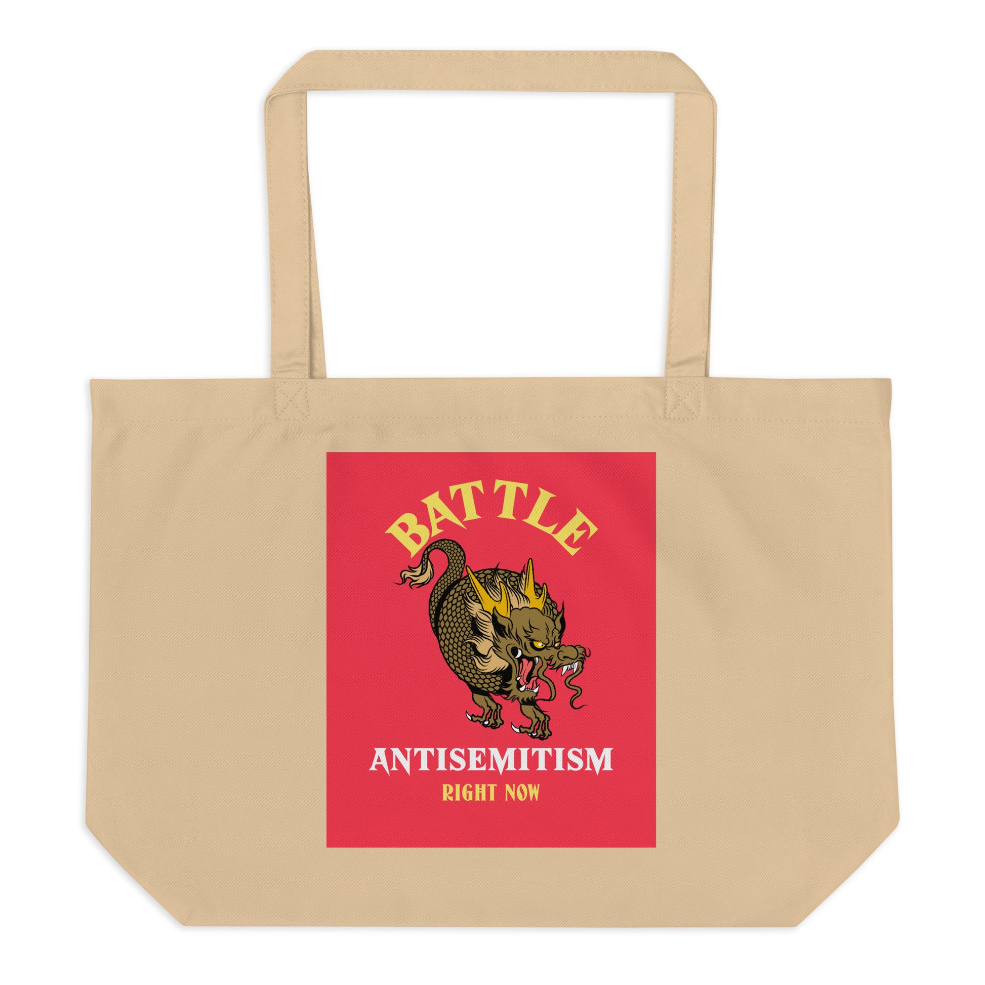 Dragon Adventure | Large Organic Tote Bag