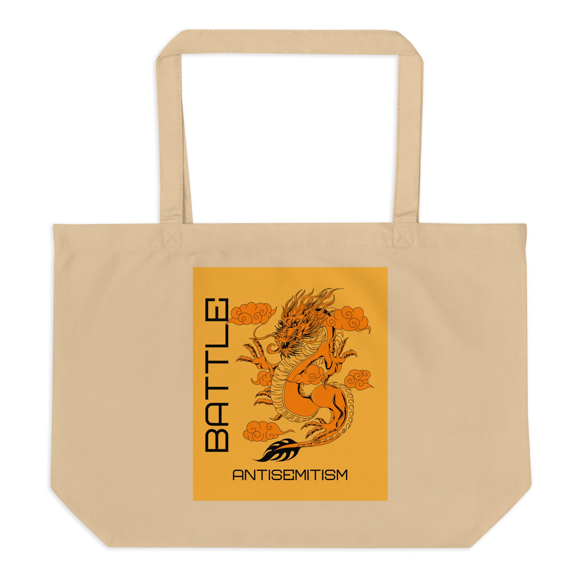 Dragon Adventure | Large Organic Tote Bag