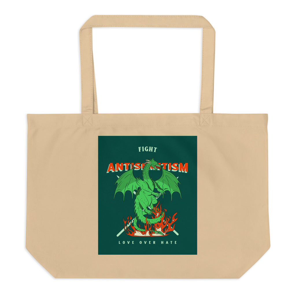 Dragon Adventure | Large Organic Tote Bag
